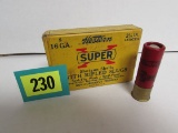 Vintage Box (5 Rds) Western Super X Paper 16 Ga Slugs