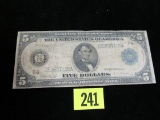 1914 Us $5 Large Sized Frn Federal Reserve Note