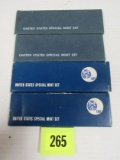 (2) 1966 & (2) 1967 Us Special Mint Sets