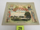 Ca. 1900's The Story Of Gettysburg In Pictures Illustrated Book