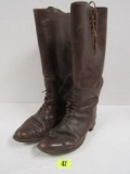 Wwi Leather Riding Boots Size 8.5