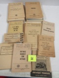 Huge Lot (24) Vintage Us Military Fm & Tm Field Training Manuals