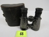 Wwi Dienst Glas Berlin German Field Glasses/ Binoculars In Orig Case