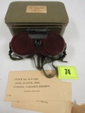 Rare Wwii Us Army Air Force Bomber Gunner Flak Goggles