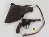 Amazing Dated 1944 M1895 Russian Nagant 7.62x38 Revolver W/ Original Holster