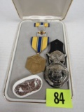 Us Air Force Air Policeman Grouping Incl. Usaf Commendation Medal