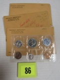 Lot (3) 1960 Us Coin Proof Sets