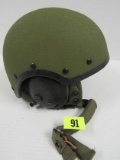 Cold War Era Us Armor Crewman Helmet
