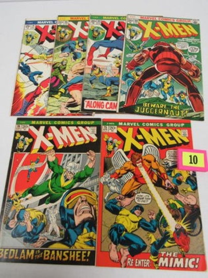 X-men Bronze Age Lot #75, 76, 80, 83, 86, 91