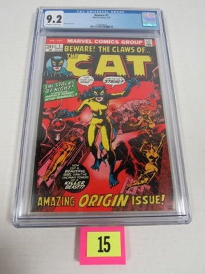 The Cat #1 (1972) Marvel Key 1st Issue Cgc 9.4 High Grade