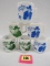 Lot (6) Vintage Hopalong Cassidy Milk Glass Mugs
