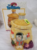Hanna Barbera The Flintstone Family Cookie Jar, Mib