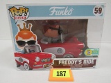 Funko Pop Rare Freddy Funko Ride Car Mib Sdcc Exclusive Le /500