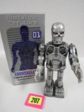 Rare Medicom Toys Terminator 2 Endoskeleton Tin Wind-up Robot Mib