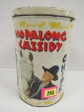 Antique Hopalong Cassidy Potato Chips Tin 12