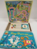 Vintage 1962 Whitman Gay Purr-ee Board Game
