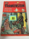 Rare Vintage 1962 Jaymar Frankenstein Jigsaw Puzzle Complete In Box
