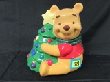 Excellent Disney Winnie The Pooh Christmas Cookie Jar