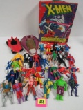 Large Lot Mixed Marvel & Dc Action Figures