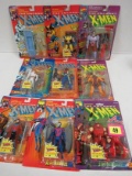 Lot (9) Vintage 1990's Toy Biz X-men Action Figures All Sealed Moc