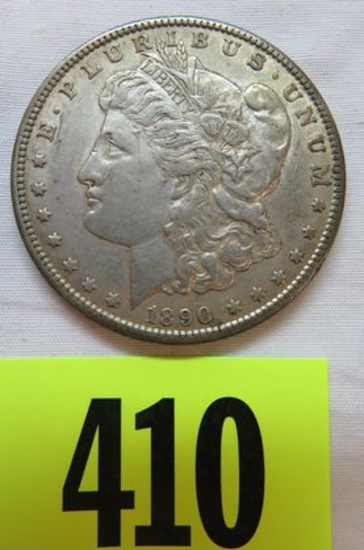 1890-cc Morgan Silver Dollar