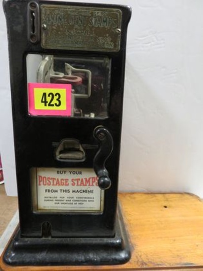 Vintage Schermack 5 Cent Coin Op Postage Stamp Vending Machine