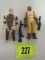 (2) Vintage 1980 Star Wars Esb Figures Complete Bossk, Dengar