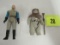 (2) Vintage 1983 Star Wars Rotj Complete Figures Chief Chirpa, Gen. Madine