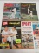 Lot (4) Vintage 1960's Baseball Magazines Mantle, Yaz, Clemente Covers!