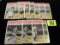 Lot (11) 1976 Topps All-time All-stars Ruth Gehrig Cobb+