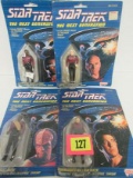 Lot (4) Vintage 1988 Galoob Star Trek Next Generation Figures
