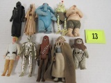 Lot (10) Vintage 1970's/80's Star Wars Figures Not Complete