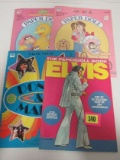 (4) Unused Vintage Paper Doll Books Elvis, Donnie & Marie+