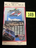 1998 Daytona 500 Ticket (dale Earnhardt Sr.'s Only Win)