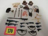 Huge Lot (28) Vintage Star Wars Weapons, Accessories, Pieces All Original!