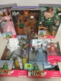 Set (6) Barbie Wizard Of Oz Dolls Mib Nrfb