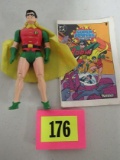 Vintage 1984 Star Wars Kenner Super Powers Robin Figure Complete W/ Mini Comic