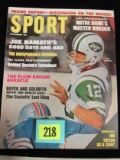 Sport Magazine (nov. 1967) Joe Namath Cover
