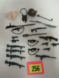 Huge Lot (22) Vintage Star Wars Weapons, Accessories, Pieces All Original!