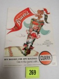 1958 Milwaukee Braves Vs. New York Giants Scorebook Aaron, Mays !