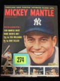 Mickey Mantle Baseball's King (1957) Yankee Stadium Magazine