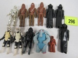 Lot (12) Vintage 1970's/80's Star Wars Figures Not Complete