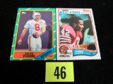 1982 Topps Ronnie Lott Rc & 1986 Topps Steve Young Rc