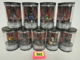 Set (9) Warner Bros. Studios Dc Batman Miniatures