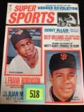 Super Sports (sept. 1969) Frank Robinson/ Marichal Cover