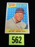 1958 Topps #476 Stan Musial All Star
