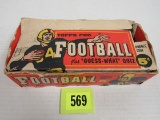 1959 Topps Football Empty Display Box
