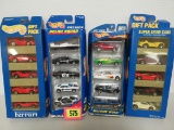 Lot (4) Hot Wheels Gift-packs (5 Packs) Incl. Ferrari