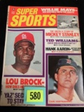 Super Sports (july 1968) Yatrzemski / Lou Brock Cover