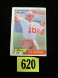 1981 Topps Football #216 Joe Montana Rc Rookie Card